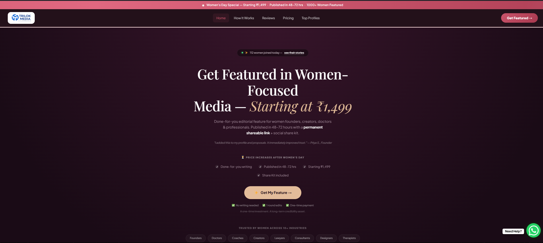 Women PR Service