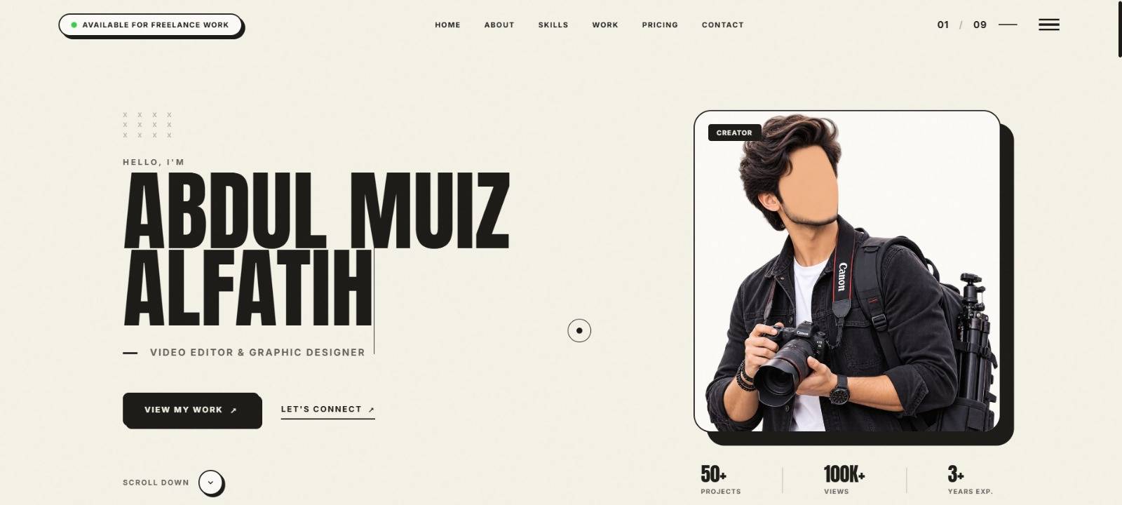 Abdul Muiz Portfolio
