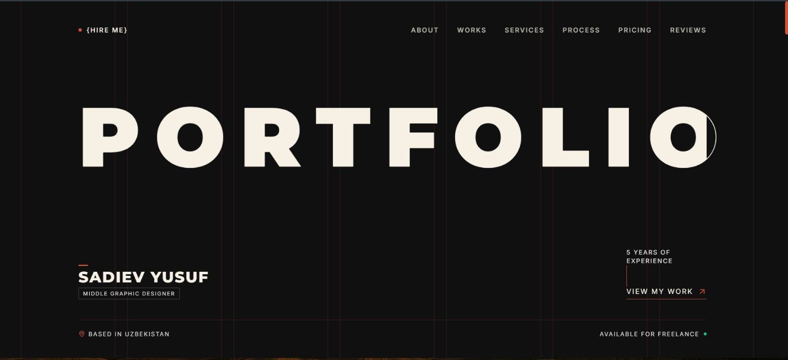 Sadiev Yusuf Portfolio